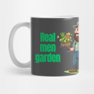 Cartoon design of a male gardener with humorous saying Mug